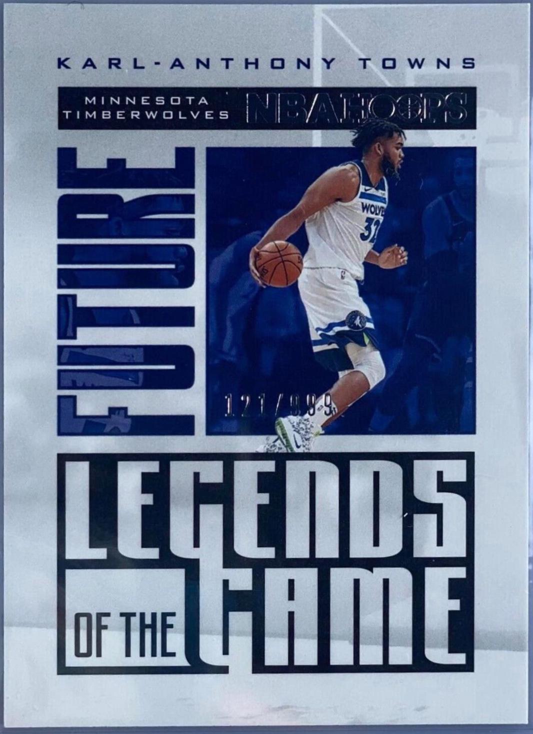 Karl-Anthony Towns #19 Basketball Cards 2020 Panini Hoops Future Legends