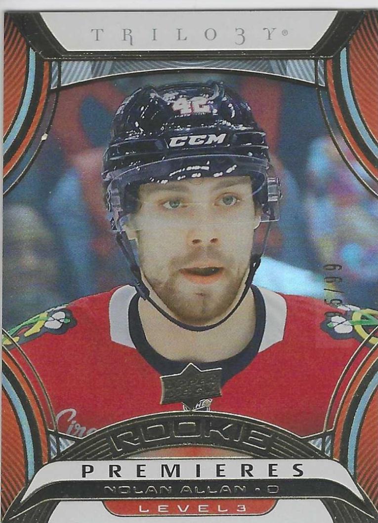 Nolan Allan #T-29 2024-25 Upper Deck Hockey Trilogy Rookie Premiere