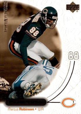 Marcus Robinson #10 Football Cards 2000 Upper Deck Ovation