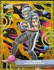 A.J. Brown [Gold Interstellar Refractor] #80 Prices | 2025 Topps
