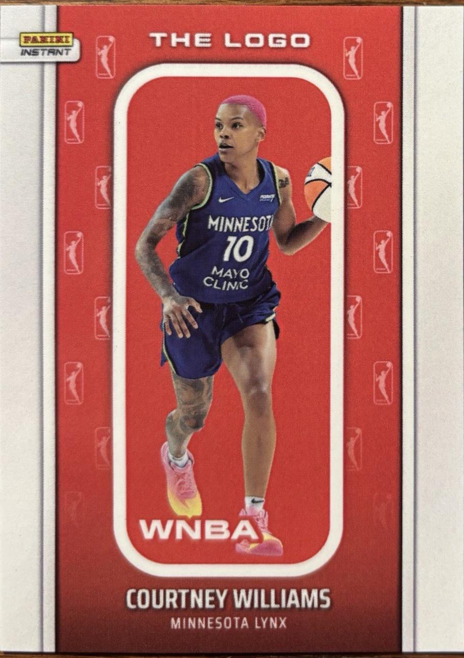 Courtney Williams #24 2025 Panini Instant WNBA The Logo