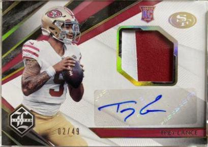 Trey Lance [Patch Autograph Gold Spotlight] #103