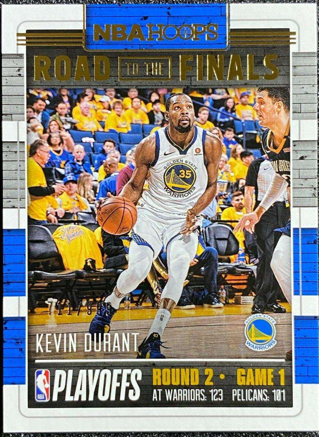 Kevin Durant #46 Basketball Cards 2018 Panini Hoops Road to the Finals