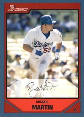 Russell Martin #24 Baseball Cards 2007 Bowman