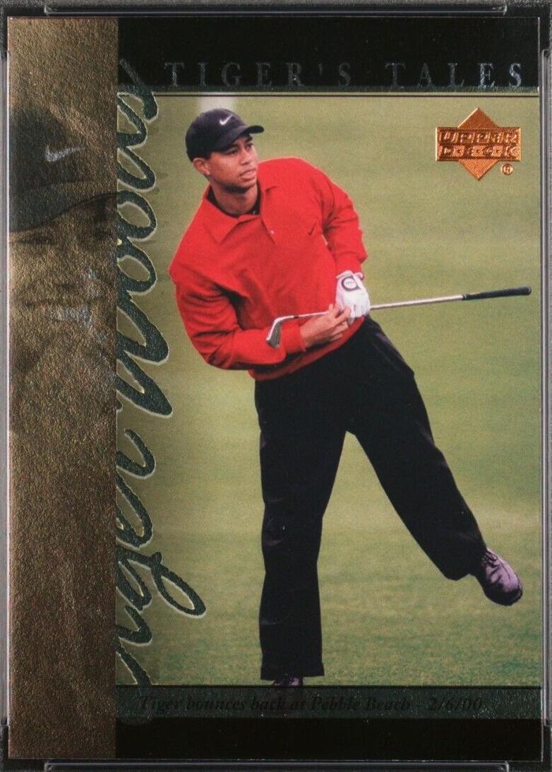 Tiger Woods #TT22 Golf Cards 2001 Upper Deck Tiger's Tales