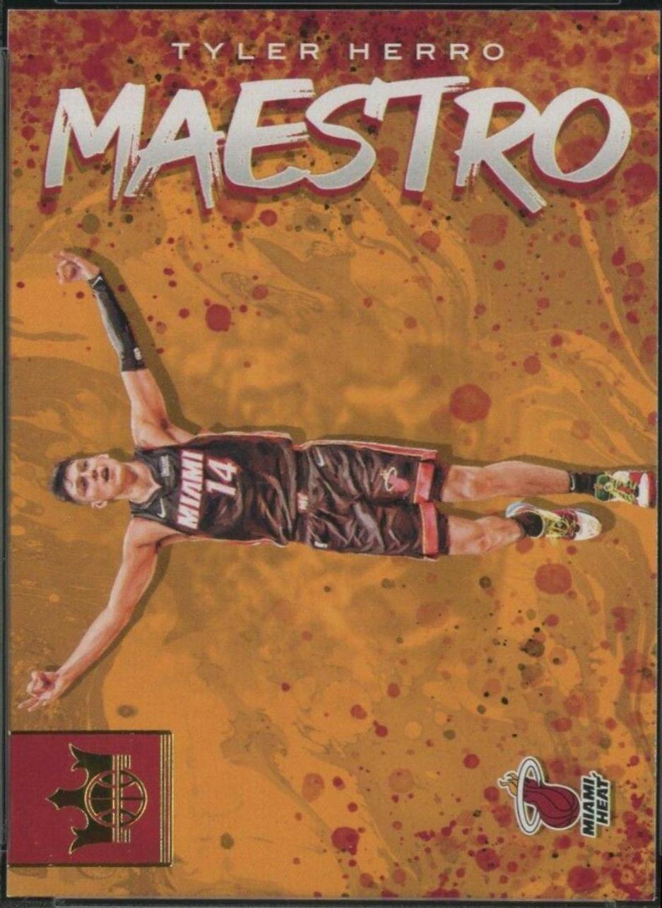 Tyler Herro #3 Basketball Cards 2019 Panini Court Kings Maestros