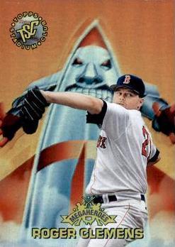 Roger Clemens #MH8 Baseball Cards 1996 Stadium Club Megaheroes