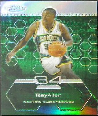 Ray Allen #40 Basketball Cards 2002 Finest