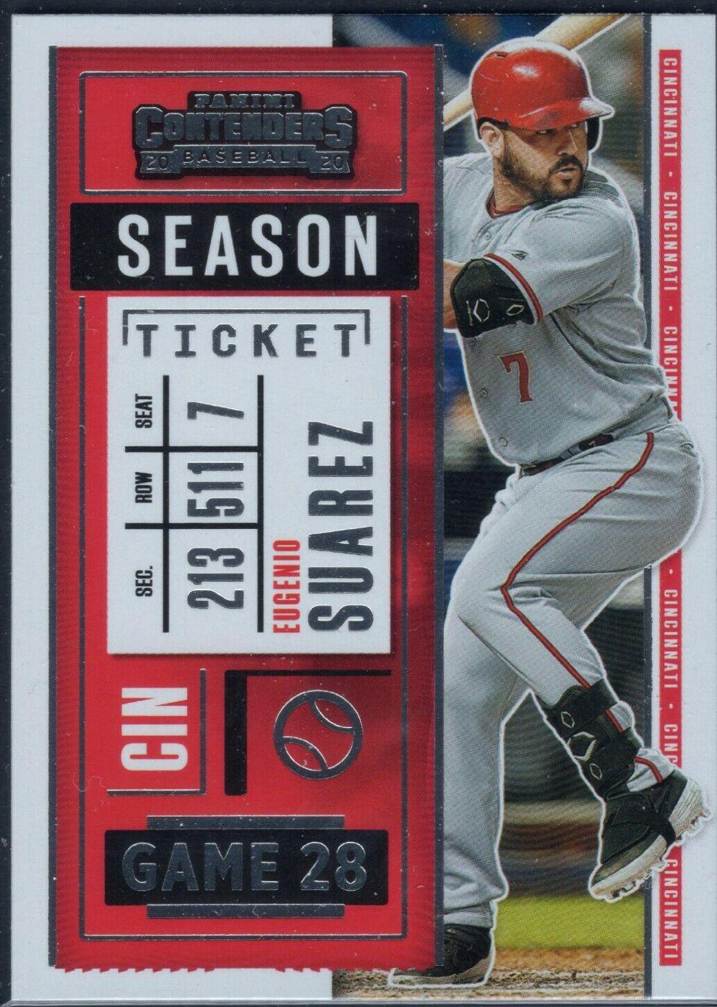 Eugenio Suarez #10 Baseball Cards 2020 Panini Contenders