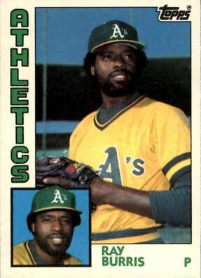 Ray Burris #18T Baseball Cards 1984 Topps Traded