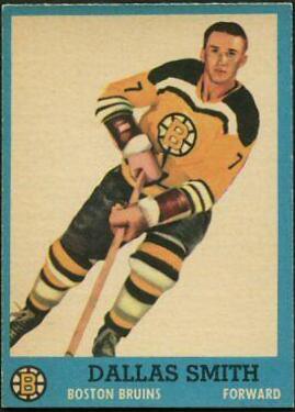Dallas Smith #9 Hockey Cards 1962 Topps