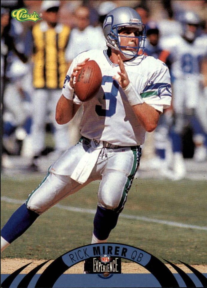 Rick Mirer #50 Football Cards 1996 Classic NFL Experience