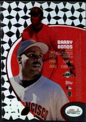 Barry Bonds [Pattern 52] #3 Baseball Cards 1998 Topps Tek Prices