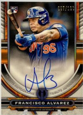 Francisco Alvarez #TA-FA 2023 Topps Tribute Baseball Autographs