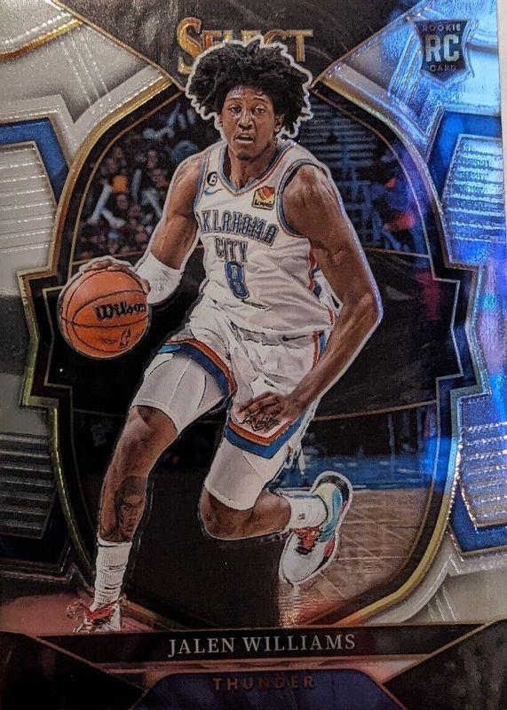 Jalen Williams #90 Basketball Cards 2022 Panini Select