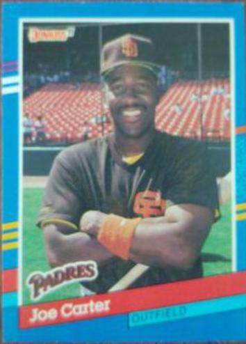 Joe Carter #298 Baseball Cards 1991 Donruss