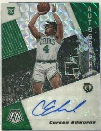 Carsen Edwards #RA-CEW Basketball Cards 2019 Panini Mosaic Rookie Autographs