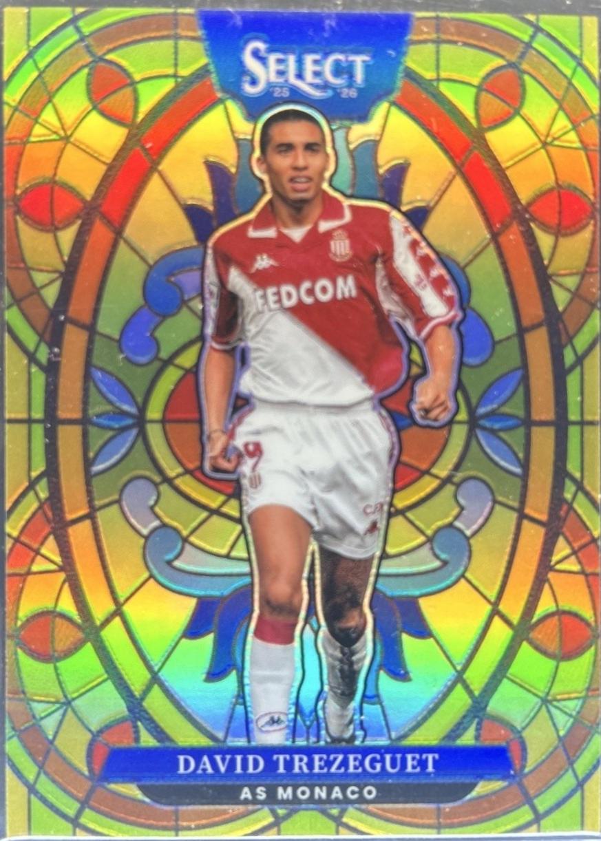 David Trezeguet #15 2025 Panini Select Ligue 1 Stained Glass Soccer