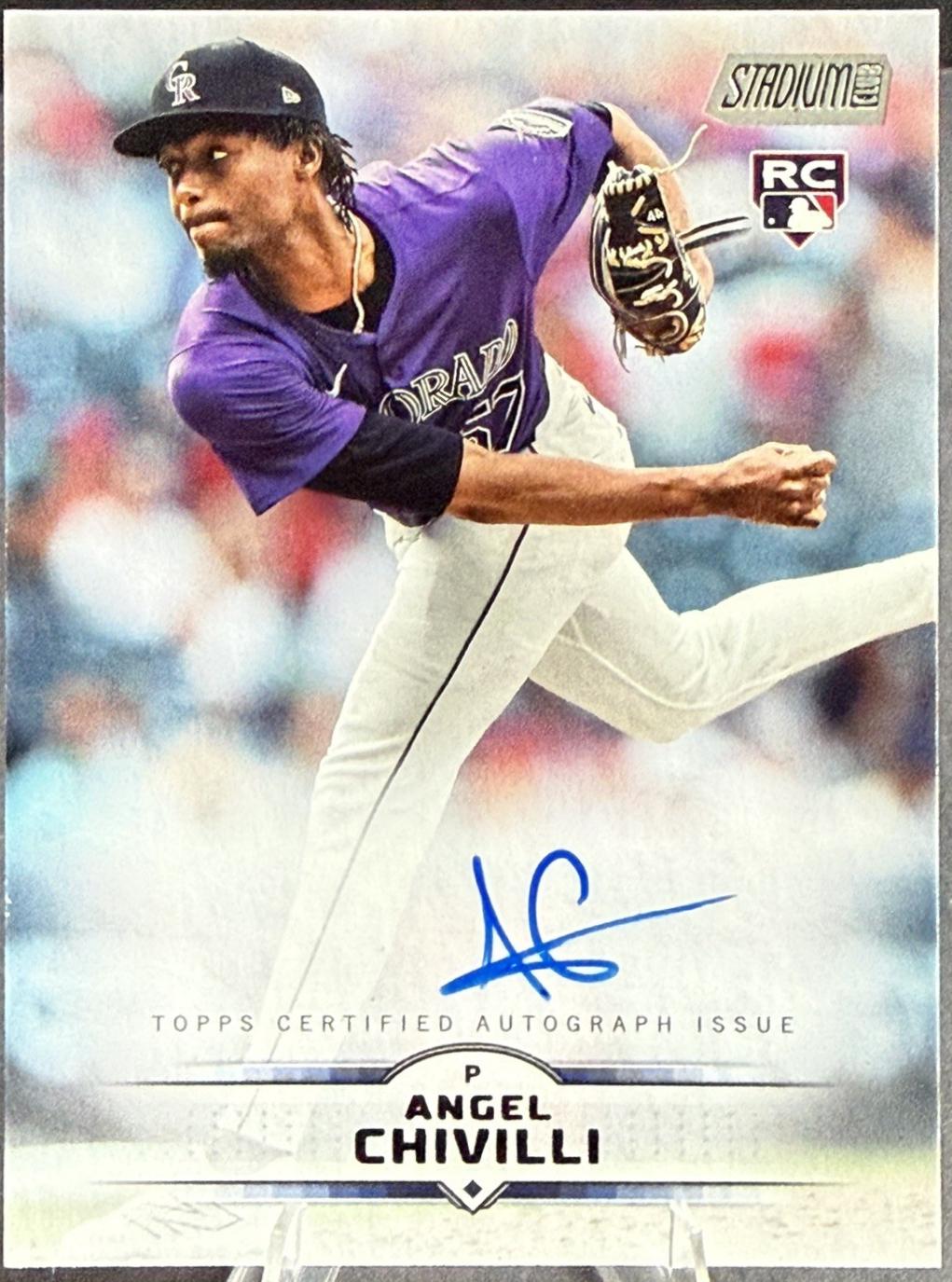 Angel Chivilli #SCBA-ACH Prices | 2025 Topps Stadium Club