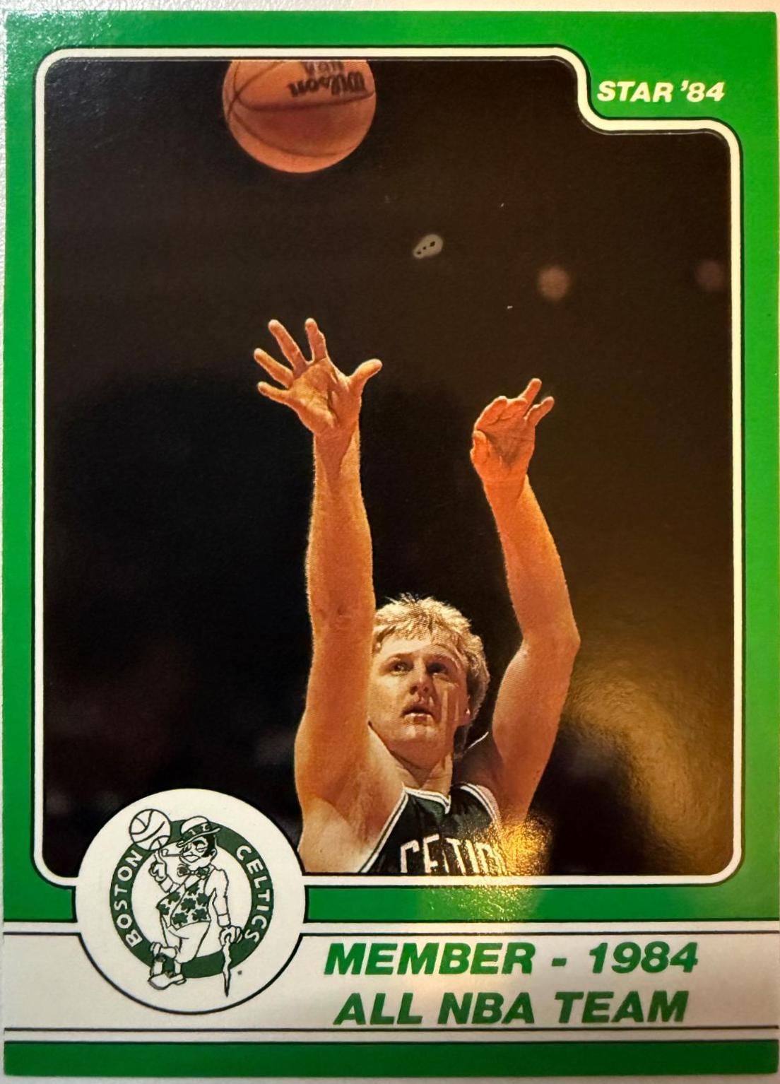 Larry Bird #13 Basketball Cards 1984 Star