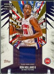 Ron Holland II #WW-RH Prices | 2025 Topps Woven Wonders Relic