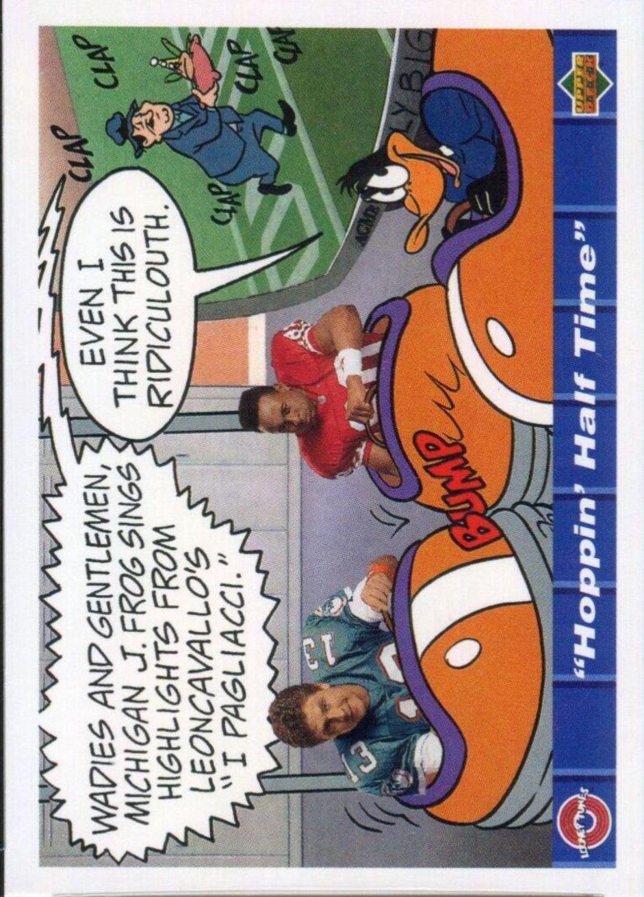 J.Rice, D.Marino #149 1992 Upper Deck Comic Ball 4 Football