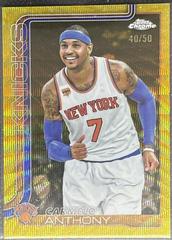 Carmelo Anthony [Gold Wave Refractor] #248 Prices | 2025 Topps
