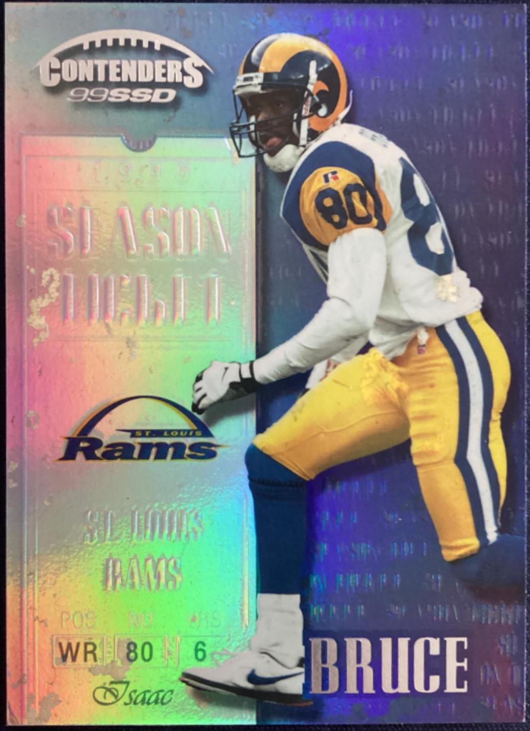 Isaac Bruce #65 1999 Playoff Contenders Football