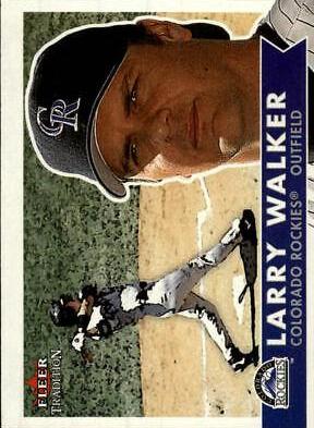 Larry Walker #120 Baseball Cards 2001 Fleer