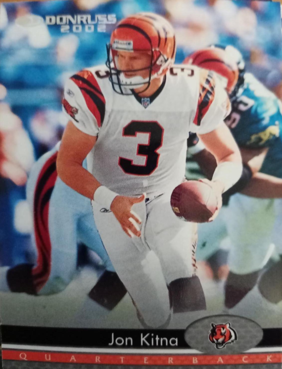 Jon Kitna #36 2002 Panini Donruss Football