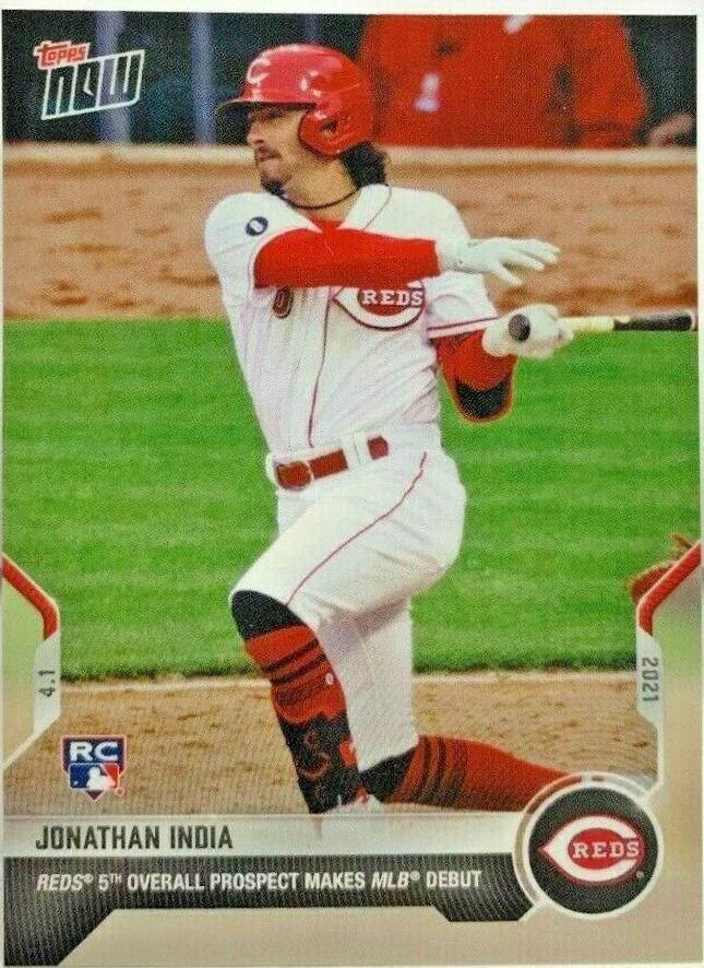Jonathan India #8 Baseball Cards 2021 Topps Now