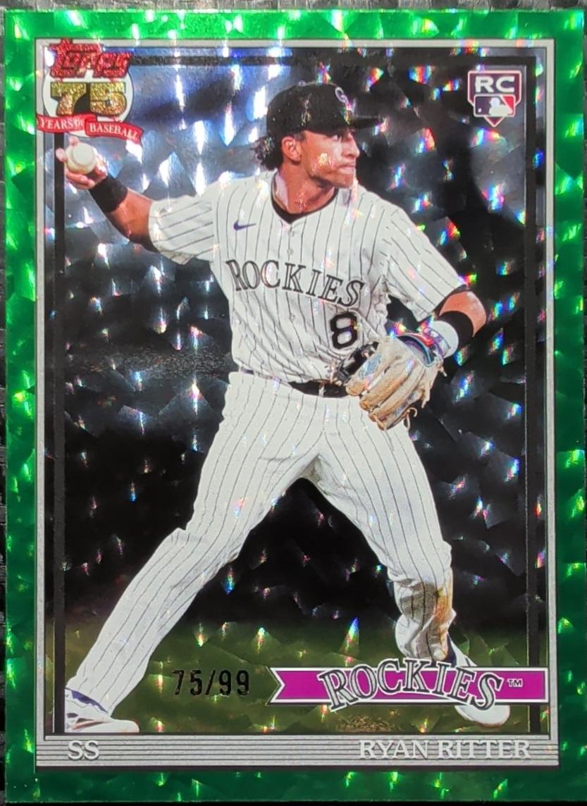 Ryan Ritter [Green Crackleboard Foil] #T91-26