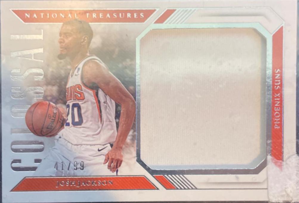 Josh Jackson #CLM-JJK Basketball Cards 2018 Panini National Treasures Colossal Materials