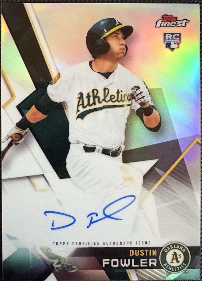 Dustin Fowler [Red Wave Refractor] #DF Prices | 2018 Topps Finest ...