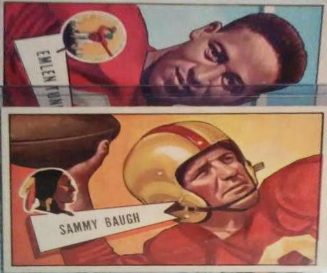 Sammy Baugh #30 Football Cards 1952 Bowman Large