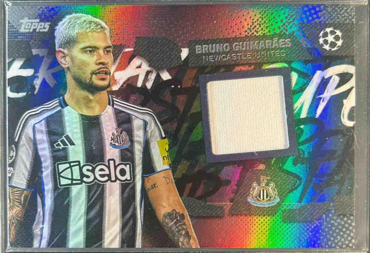 Bruno Guimaraes #TSR-BG 2025 Topps UEFA Superstar Relic