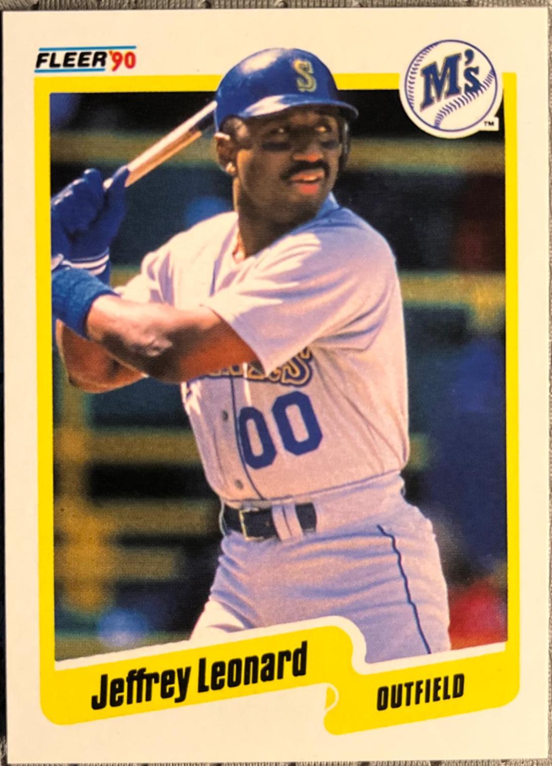 Jeffrey Leonard #519 Baseball Cards 1990 Fleer
