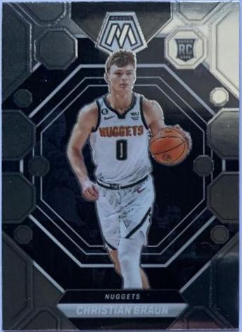 Christian Braun #240 Basketball Cards 2022 Panini Mosaic