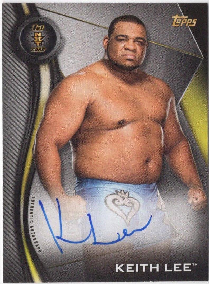 Keith Lee #A-KL Wrestling Cards 2019 Topps WWE NXT Autographs