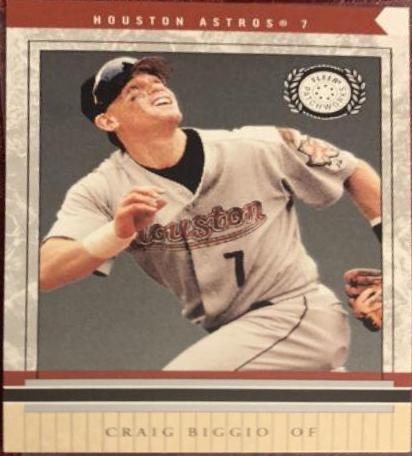 Craig Biggio #7 Baseball Cards 2003 Fleer Patchworks