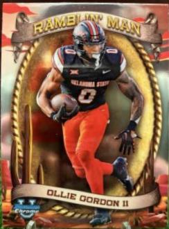 Ollie Gordon II #RM-3 Football Cards 2024 Bowman Chrome University Ramblin’ Man