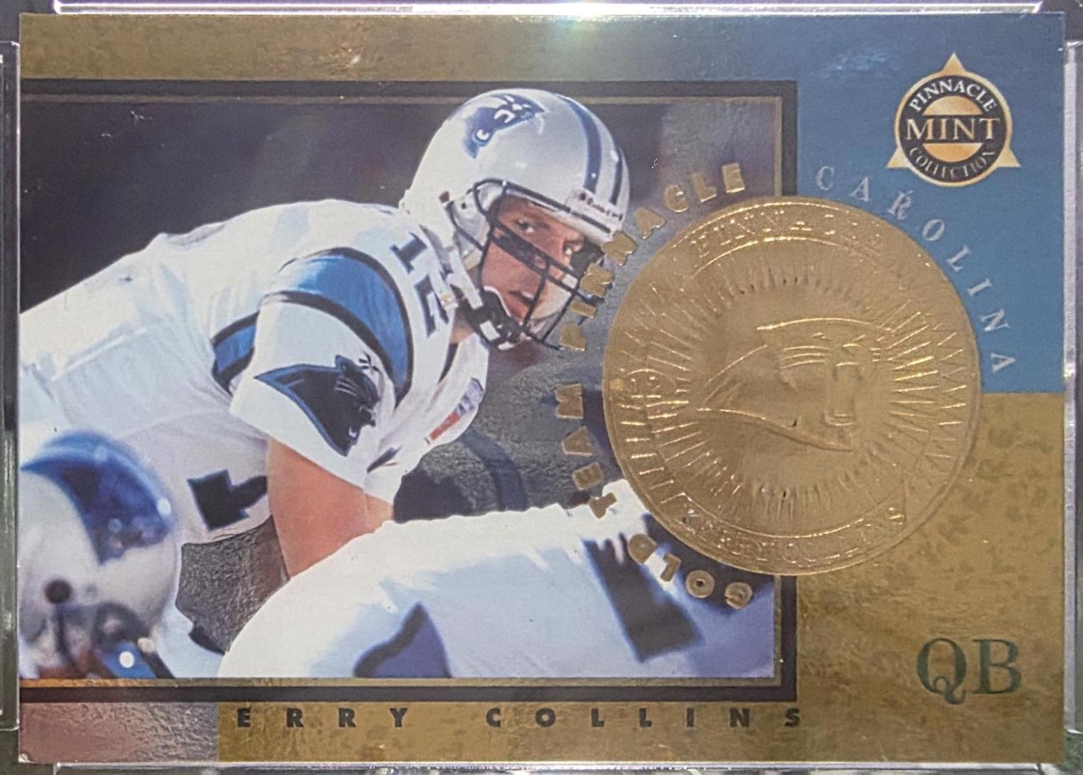 Kerry Collins #4 1997 Pinnacle Mint Football