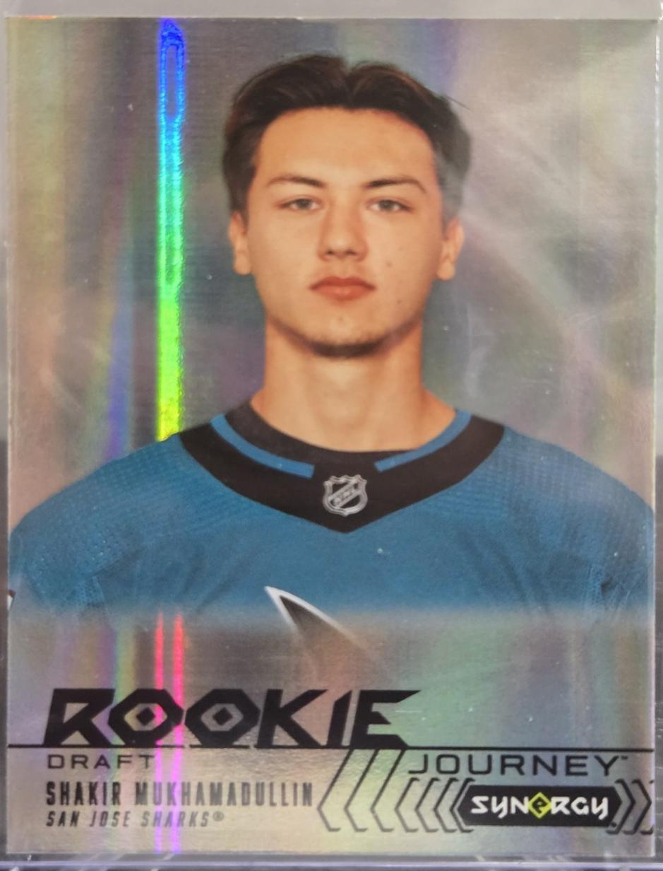 Shakir Mukhamadullin #RJ-8 2024 Upper Deck Synergy Rookie Journey Draft Hockey