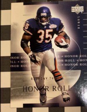 Anthony Thomas #10 Football Cards 2002 Upper Deck Honor Roll