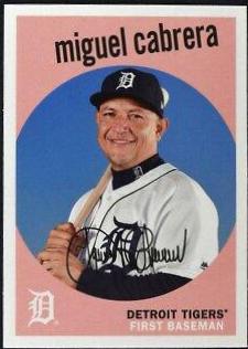 Miguel Cabrera #32 Baseball Cards 2018 Topps Archives