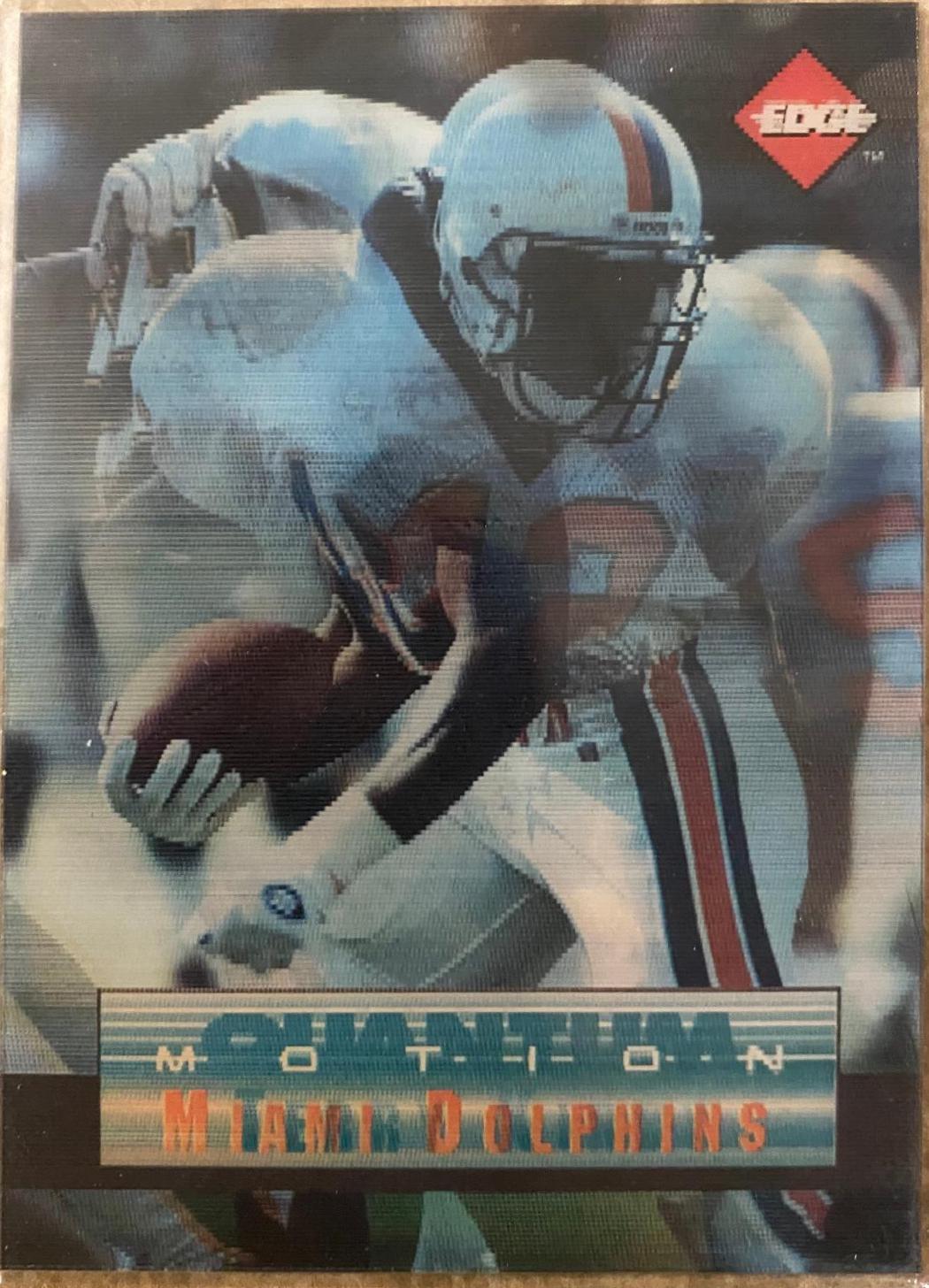 Terry Kirby #12 Football Cards 1996 Collector's Edge Update Quantum Motion