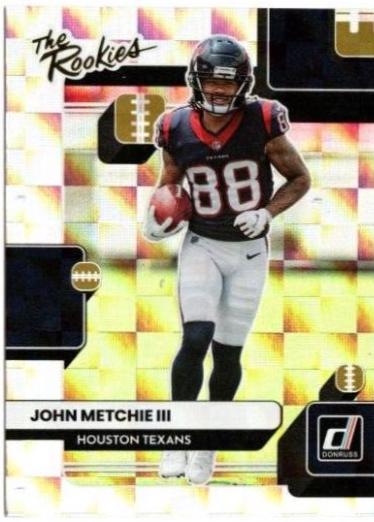 John Metchie III #TR-17 Football Cards 2022 Panini Donruss The Rookies