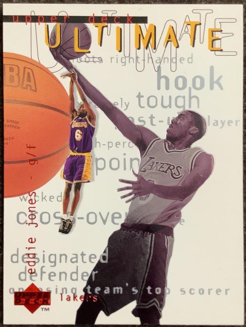 Eddie Jones #U22 Basketball Cards 1997 Upper Deck Ultimates