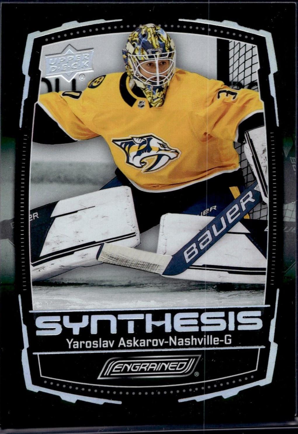 Yaroslav Askarov #S-50 Hockey Cards 2023 Upper Deck Engrained Synthesis