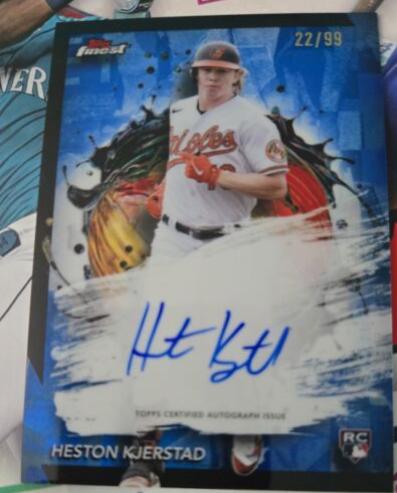 Heston Kjerstad [Blue Refractor] #FA-HKJ